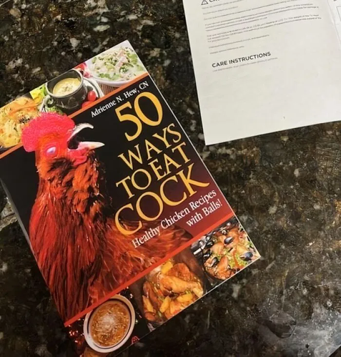 The <a Style="Display:inline;" Href="Https://Www.amazon.com/50-Ways-Eat-Cock-Alternatips/Dp/148259143x?crid=2b6ezvvtqz7l5&dib=eyj2ijoimsj9.gubcr7rkfhc53dz34y9jp_ixt2oly-Jqztpcicy0eyqbebxda3l1pbrnp1virzh8jful9tflobauowcsud4p5uggukhdkc3xa92adz-K1ug00ia1rc0x1tl6dhpowqobix0kwvyd8zfwiotltrist912_17wzqx8iwhho4cevwbqeop-P4yoexlpsgekrythebvaqknwo44xzlk24ztoxh2yg-Pvptrrxu2poodmpmy.sndfmb71fsco5fqoxzzajzpqlasvulecr4hisndq_gy&dib_tag=se&keywords=100+ways+to+eat+cock&qid=1720765640&sprefix=100+ways+to+eat+cock%2caps%2c171&sr=8-1&linkcode=ll1&tag=bppeacock-20&linkid=d8fea1a33fc58172760a73705a4728b4&language=en_us&ref_=as_li_ss_tl" Target="_blank"><span Style="Font:inherit;color:#d74b1f;"> "50 Ways To Eat Cock" Recipe Book </Span> Serves Up A Dollop Of Humour In The Kitchen