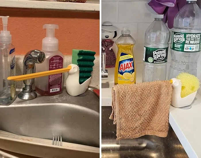 Ditch The Soggy Sponges And Give Your Dishcloth A Perch With This Adorable <a Style="Display:inline;" Href=" Https://Www.amazon.com/Plastic-Kitchen-Organizer-Scrubber-Standard/Dp/B084krhxk4?_encoding=utf8&pd_rd_w=hljhv&content-ID=amzn1.sym.61d4ee60-9341-4d7a-912d-Bc661951aa32&pf_rd_p=61d4ee60-9341-4d7a-912d-Bc661951aa32&pf_rd_r=jq36ea37amn5yaxjb2xm&pd_rd_wg=nhvtl&pd_rd_r=b42f38a2-8e55-4107-A824-99e5ff500413&linkcode=ll1&tag=bpzebra-20&linkid=e9b651bef093ab6d759146cd5470dd7c&language=en_us&ref_=as_li_ss_tl " Target="_blank"><span Style="Font: Inherit; Color: #d74b1f;"> Pelican Cloth And Sponge Holder</Span>
