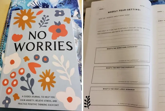 Say Goodbye To Endless Scrolling And Hello To Mindful Journaling With This Anxiety-Soothing <a Style="Display:inline;" Href="Https://Www.amazon.com/No-Worries-Practice-Positive-Thinking/Dp/1952676002?ie=utf8&linkcode=ll1&tag=bpbat-20&linkid=08c06d6b3d88acbd762ed54df5c40cd2&language=en_us&ref_=as_li_ss_tl" Target="_blank"><span Style="Font: Inherit; Color: #d74b1f;">"No Worries" Guided Journal</Span>