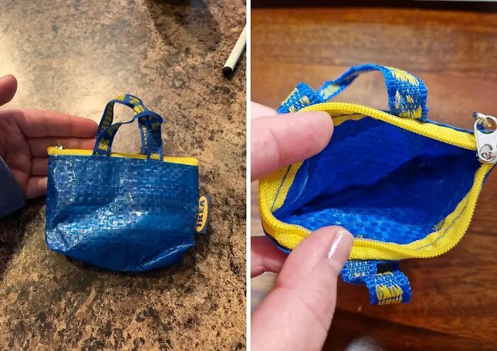 Maybe This <span Style="Font: Inherit; Color: #d74b1f;"> Tiny IKEA Knolig Bag</Span> Is For The Extra Screws You Inevitably End Up With?