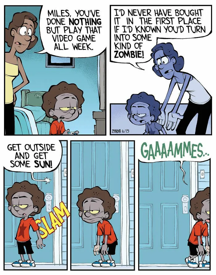 30 Nostalgic Comics About Growing Up And Parenting In The ’80s By This Artist (New Pics)