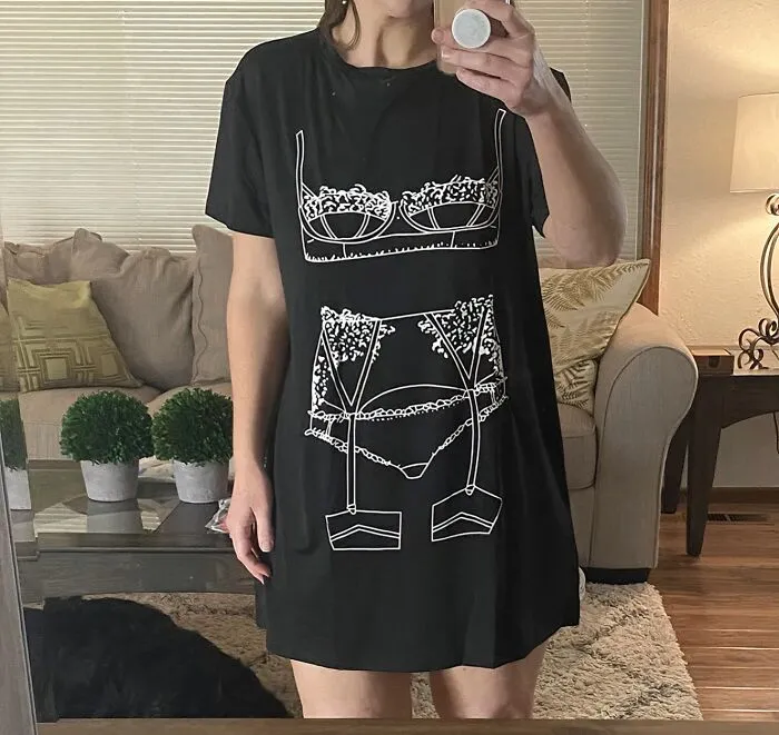 This <a Style="Display:inline;" Href="Https://Www.amazon.com/Floerns-Womens-Sleeve-Lovely-Lingerie/Dp/B07hkcpfk5?crid=3cumhkzgv448r&dib=eyj2ijoimsj9.twvcci_ucktwutxm8fooj2glba62jcxdds1de6aqyc3km364q3urne1odrhrc3zjzegmwfdmgcskzfsqpatvg8tqulnbivuptju_96r5cfvfqdwoog7lr4haupaaj-Bybnies8mdgm4qvzzskrsei7lxu9wucmasmrjwqbhxbaw9lkoptpadjvvvz_tqmbgga6fbldzveeajl223fvfoilajyaazbvqrpvtngg2grkisat5bq6epwgurfdrgrhr5usjipxpabpqlatk4-N0bkgd1re5o2pbwtoyrjvuy0my.6noci9bfni262yecxus5_yb_j_1b-By46jv2efmo1ky&dib_tag=se&keywords=weird%2bclothes&qid=1721289704&sprefix=weird%2bcloth%2caps%2c481&sr=8-202-Spons&sp_csd=d2lkz2v0tmftzt1zcf9tdgy&th=1&psc=1&linkcode=ll1&tag=bphawk-20&linkid=bde9a4866eae0321402b0656f71a8f0c&language=en_us&ref_=as_li_ss_tl" Target="_blank"><span Style="Font: Inherit; Color: #d74b1f;"> Lingerie-Print Nightgown</Span> Is The Ultimate "Inception" Of Sleepwear, Perfect For The Woman Who Loves A Good Fashion Paradox