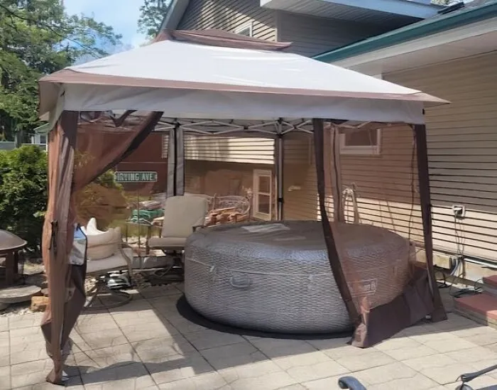 Enjoy A Bug-Free And Relaxing Outdoor Experience With The <a Style="Display:inline;" Href="Https://Www.amazon.com/Vevor-Mosquito-Netting-Outdoor-Backyard/Dp/B0c77zzdrg?dib=eyj2ijoimsj9.2gqm4blhmjdrhx9reb9ekht1pccgekiwqhnxgtpzclgqrgkjfrvd82jwyloafxt-Tlgac31sgcyo4te0vu4s5j1ib5hqwsxvipvfkciejciauua3nlgbjiwwfbmfe1qbjc_eupkzqsk_m2ja39kfdrkrpnaa3qpqzelnn5yd-40.1w3h7qqpq96r-6_z_-Yul_v5bzjc3elccafhw7wgs2u&dib_tag=se&qid=1720530369&sr=8-84&srs=121541886011&th=1&linkcode=ll1&tag=bpparrot-20&linkid=d520e9afea9669cce9943ed161d6c617&language=en_us&ref_=as_li_ss_tl" Target="_blank"><span Style="Font: Inherit; Color: #d74b1f;"> Vevor Pop Up Gazebo</Span>'s Built-In Mosquito Netting