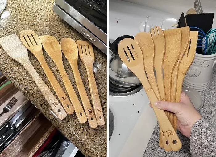 Just Because They Are An Eco-Friendly Alternative To Plastic Utensils Doesn't Mean Your <a Style="Display:inline;" Href=" Https://Www.amazon.com/Riveira-Apartment-Essentials-Nonstick-Housewarming/Dp/B0823fqkh6?content-ID=amzn1.sym.b0d633f3-9a20-49b3-A26c-F178eb14acbc%3aamzn1.sym.b0d633f3-9a20-49b3-A26c-F178eb14acbc&crid=39kbdg8sls42q&cv_ct_cx=bamboo+kitchen+utensils&dib=eyj2ijoimsj9.38sqt5e2ywlvtt0hgvfzckqvir2vs36noeb9bltypgq-Ryxp-Lw_4mz-Rkk3m6baoxfukqydm55cngychelzxw.9zc-Rwv3ssrgyciqtv0nmg4p6y-K-Sdtdmxskkobvxg&dib_tag=se&keywords=bamboo+kitchen+utensils&pd_rd_i=b0823fqkh6&pd_rd_r=57e49f09-9266-4682-Bbcb-97a2df3a5bd5&pd_rd_w=zex3q&pd_rd_wg=f8bap&pf_rd_p=b0d633f3-9a20-49b3-A26c-F178eb14acbc&pf_rd_r=gj6m0kpmsa21gph8anq9&qid=1721373917&sbo=rzvfv%2f%2fhxdf%2bo5021pansa%3d%3d&sprefix=bamboo+ki%2caps%2c185&sr=1-2-9428117c-B940-4daa-97e9-Ad363ada7940-Spons&sp_csd=d2lkz2v0tmftzt1zcf9zzwfyy2hfdghlbwf0awm&psc=1&linkcode=ll1&tag=bpwhale-20&linkid=feb365d8dc0c07146bfdeb8abed6b70a&language=en_us&ref_=as_li_ss_tl " Target="_blank"><span Style="Font:inherit;color:#d74b1f;"> Bamboo Spoons  </Span> Don’t Need Replacing. It Just Means They Won't Spend An Eternity On The Landfill Once You Toss Them
