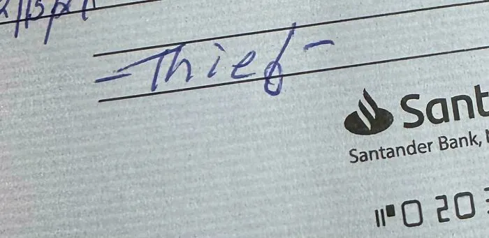 Boss Wrote “Thief” On My Check