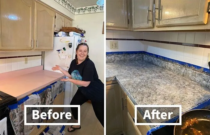 Get New Countertops With <span Style="Font:inherit;color:#d74b1f;"> Granite-Look Paint</Span>