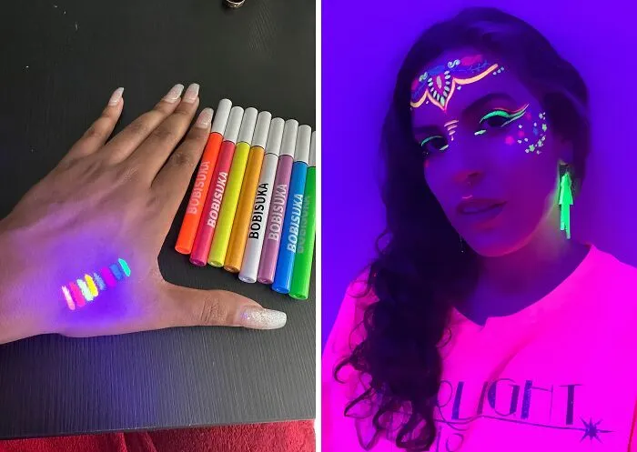 A <a Style="Display:inline;" Href="Https://Www.amazon.com/Bobisuka-Eyeliners-Waterproof-Smudge-Proof-Delineadores/Dp/B0brc9q1rz?dib=eyj2ijoimsj9.uwvxnpjek0p3s3jzllkjw5xey-Oliwmzpnas0eqcxpyjohcjbtkjeyothh-Y38rvc4vhjhcgzkmx4zzgf_rzfuxm8dztm3nsuletcru9cmrd3orhw2ktf_ibf-W7pdrhjtnjffdjdm3xve6e-9mpgnjxvz54o1zqzmaxcmgw8pc1szpu0ucp_xx3preq6y_mg_knmxf8hdonibhvs0tu9tjljw-Uy7bp-Dhyh7rjkbo3nmz3cbz6nznn-Aznx37hvez3ajjoanfo7e8wjm790c2jhtygqd7p4ggpcloszuc.l7b9b0_d9vm8a0bi83lb2tsakz9nsz7vlvydpgu7hbc&dib_tag=se&keywords=weird+makeup+products&qid=1722232573&sr=8-5&linkcode=ll1&tag=bpmonkey-20&linkid=6fc962966dc57d93f6e317bc8271d4f0&language=en_us&ref_=as_li_ss_tl"_blank"><span Style="Font: Inherit; Color: #d74b1f;"> UV Neon Liquid Eyeliner Set</Span> Will Make Your Eyes Pop Like A Blacklight Poster At A Rave
