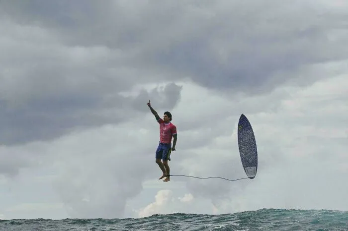 Gabriel Medina At The Olympics Leaving The Truman Show