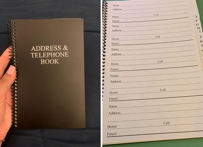 This <a Style="Display:inline;" Href=" Https://Www.amazon.com/Iconikal-Spiral-Bound-Address-Telephone-Plastic/Dp/B07z9ks94z?pd_rd_i=b07z9ks94z&pd_rd_w=za9hf&content-ID=amzn1.sym.47261431-8397-42bb-87d1-8f7478c51b71&pf_rd_p=47261431-8397-42bb-87d1-8f7478c51b71&pf_rd_r=m3k2qcg40vcf4wnw6sta&pd_rd_wg=7m6r2&pd_rd_r=d5a736bf-Ade0-4046-80d8-98f89163744e&th=1&linkcode=ll1&tag=bpant-20&linkid=6392507c47a5d5e002a296c29a04969f&language=en_us&ref_=as_li_ss_tl" Target="_blank"><span Style="Font: Inherit; Color: #d74b1f;"> Iconikal Address And Telephone Book</Span> Is The Charmingly Old-School Way To Keep Your Contacts Organized, Proving That Sometimes The Best Technology Is The Kind That Doesn't Need Batteries