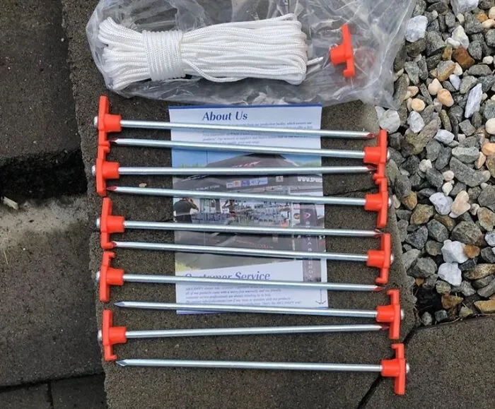  Tie Some Colorful Tape Of Fabric Around Tent Stakes To Save Yourself From Demolishing Your Pinky Toes. Or You Could Simply Invest In Some <a Style="Display:inline;" Href="Https://Www.amazon.com/Abccanopy-Stakes-Camping-10pc-Pack-Yellow/Dp/B092csh4g9?crid=129iphipicokz&dib=eyj2ijoimsj9.salhzwiivvkqzkjyptt-Xp8zsnxo9nitxrjh0c8j9jm-Vqc3kpg20-Smzfbarcln0ghgiksmksq3ikglc4vkaksc4g0ff3un2fxio3jlzlypvoxny0ictneunvbryab4hnddsriziua7iek-Vju7hxslifqy7cb4pgvmgt3ifg1ljz3xa4owgubrcv64x9agnnm0b3q48dy37cic5-1lct4wcrbwgo8n9d8zfmrjcbu.sjvefxmw-Nu8w1t5ypqsdqmst-Kfhgvlmrm35u5jhpw&dib_tag=se&keywords=colored%2btent%2bstakes&qid=1721901915&sprefix=colored%2btent%2bstakes%2caps%2c206&sr=8-3&th=1&linkcode=ll1&tag=bprooster-20&linkid=94ccbb3a6dd5516ebdc7ae4e472822e7&language=en_us&ref_=as_li_ss_tl" Target="_blank"><span Style="Font:inherit;color:#d74b1f;"> Colored Tent Stakes </Span> For A More Permanent Solution