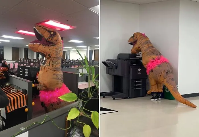 There Isn't Any Situation That Isn't Made A Million Times More Funny With The Addition Of An <a Style="Display:inline;" Href="Https://Www.amazon.com/Rubies-Adult-Jurassic-Inflatable-Costume/Dp/B06xrbzbpj?ie=utf8&linkcode=ll1&tag=bporangutan-20&linkid=f22b6927ca29ed6c396e4448430b8e7e&language=en_us&ref_=as_li_ss_tl" Target="_blank"><span Style="Font: Inherit; Color: #d74b1f;"> Inflatable T-Rex Costume</Span>
