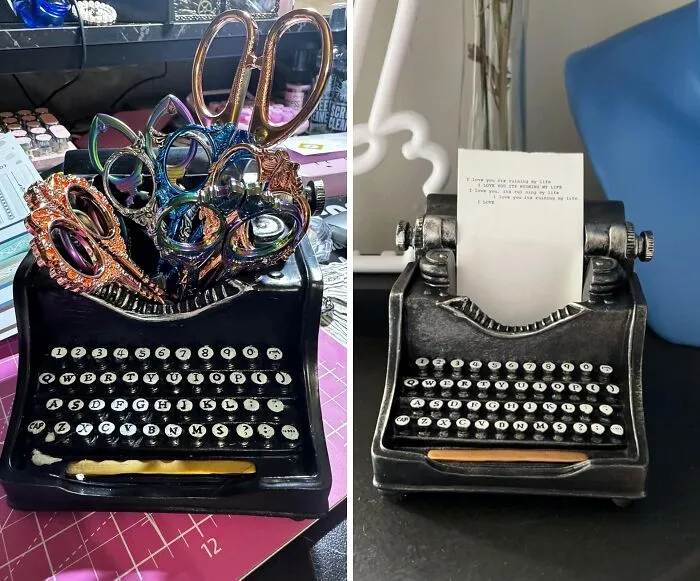 This <a Style="Display:inline;" Href=" Https://Www.amazon.com/Shabby-Vintage-Typewriter-Pencil-Organizer/Dp/B07d32jyq8?dib=eyj2ijoimsj9.fhzg5_uly1lno4p64unrql2_m1wg5vpaue6vq9-Uhimv_g8xymgh7amxp8ey-Mlkapkehifb0joexwpxd2dlkb_swllunjj08zq5iv2neglveqk72zdx_jo2hymgsky1biaeaheztgkuk-Pyeys2bzulsrxtmtjdxmqcpxmpsez4mi0lddeetbfcdgrvjhn9ga2ahrp3pj16064bxigwjr_nnxejj6suuvp4_1oiphbehsgnoyns-Ao0fihkwdv9utg2hsp4aoax5jqlvjfviz5kqjk8pcfnzvdkmijfuj8.l6m8slet2gxceib66f-_gpvmjprpznnu2l5qzenr5qq&dib_tag=se&keywords=retro%2bitems&qid=1722418691&sr=8-24&th=1&linkcode=ll1&tag=bpant-20&linkid=b43b0e947819454e98f3e12bf051e4b7&language=en_us&ref_=as_li_ss_tl" Target="_blank"><span Style="Font: Inherit; Color: #d74b1f;"> Vintage Typewriter Pencil Holder</Span> Is A Nostalgic Nod To The Days When Words Were Crafted With Keys, Not Keyboards