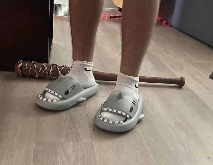 These <a Style="Display:inline;" Href="Https://Www.amazon.com/Shark-Slides-Slippers-Anti-Slip-Cushioned/Dp/B09z2ydywc?content-ID=amzn1.sym.805ca70d-E057-4820-B9b3-729eee71f8a9%3aamzn1.sym.805ca70d-E057-4820-B9b3-729eee71f8a9&crid=22mzh4l5juxwc&cv_ct_cx=funny+items&dib=eyj2ijoimsj9.xnmcckdlmbhcmmlnjjunxg.s-Wy7jss9na6xh7yfzmmbk24inb6vwefiqnhtrukeka&dib_tag=se&keywords=funny+items&pd_rd_i=b09z2ydywc&pd_rd_r=d2f9aed2-Ddbf-4a0e-89c4-D890813e3238&pd_rd_w=imag7&pd_rd_wg=zvesm&pf_rd_p=805ca70d-E057-4820-B9b3-729eee71f8a9&pf_rd_r=vtzt11wth0rztah2kmn1&qid=1720703488&sbo=rzvfv%2f%2fhxdf%2bo5021pansa%3d%3d&sprefix=funny+item%2caps%2c210&sr=1-49-48f7baba-8e26-45f3-8811-E1a601ad20bf&linkcode=ll1&tag=bppeacock-20&linkid=014c29bb0073f1b0a3fddddf5eff4801&language=en_us&ref_=as_li_ss_tl" Target="_blank"><span Style="Font: Inherit; Color: #d74b1f;"> Shark Slides</Span> Will Make You The Apex Predator Of Poolside Fashion