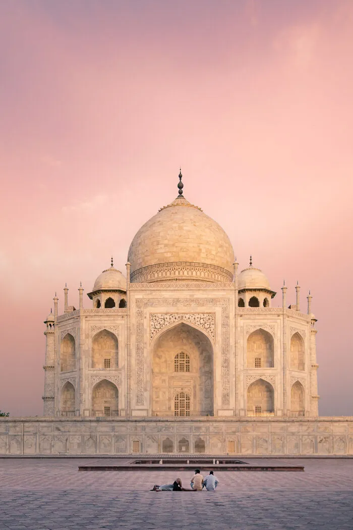 "Taj Mahal At Sunrise" By Jacques Szymanski