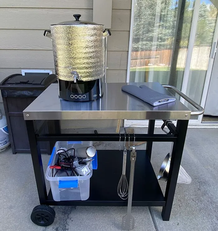 The <a Style="Display:inline;" Href="Https://Www.amazon.com/Royal-Gourmet-Double-Shelf-Multifunctional-PC3401s/Dp/B0798n4z5l?ie=utf8&th=1&linkcode=ll1&tag=bpparrot-20&linkid=021f114d0cb13ee0d192d1e423973240&language=en_us&ref_=as_li_ss_tl" Target="_blank"><span Style="Font: Inherit; Color: #d74b1f;"> Royal Gourmet Dining Cart Table With Double Shelf</Span> Provides Ample Space For Prepping, Serving, And Storing Your Grilling Essentials