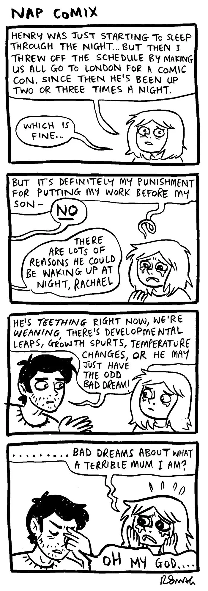 I Made 30 Relatable Comics Focusing On What It’s Like Being A Mom