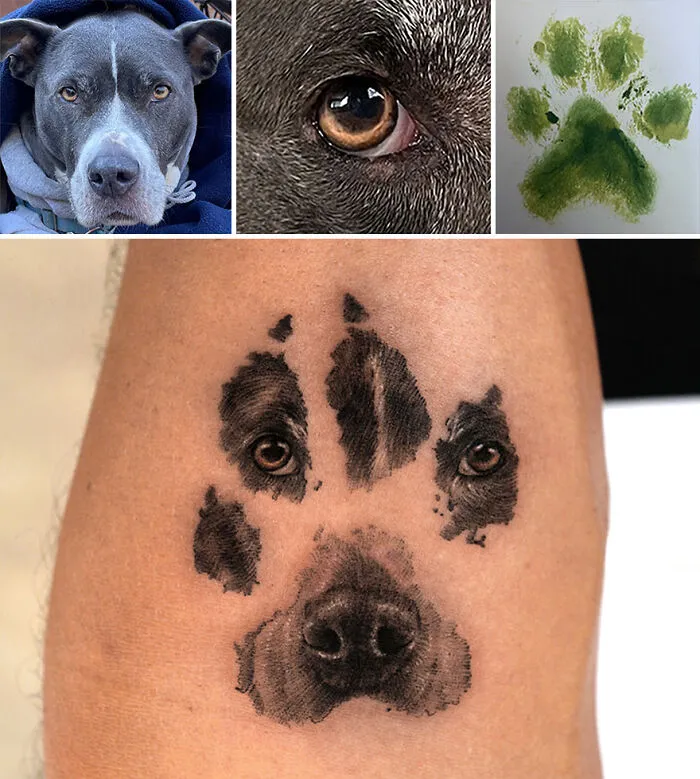 31 Tattoos That Owners Will Cherish Forever As They Feature Realistic Portraits Of Their Pets