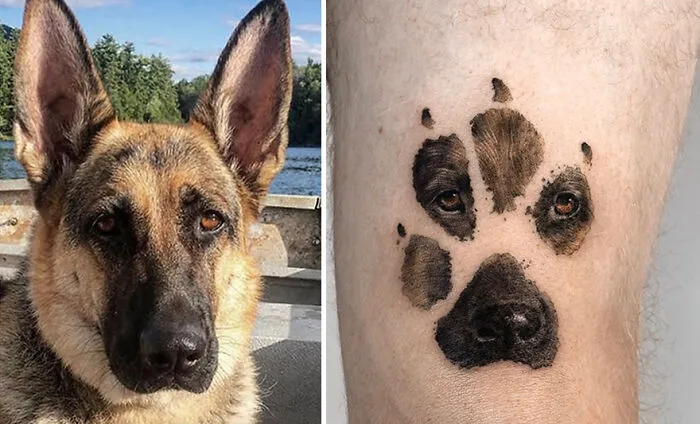 31 Tattoos That Owners Will Cherish Forever As They Feature Realistic Portraits Of Their Pets