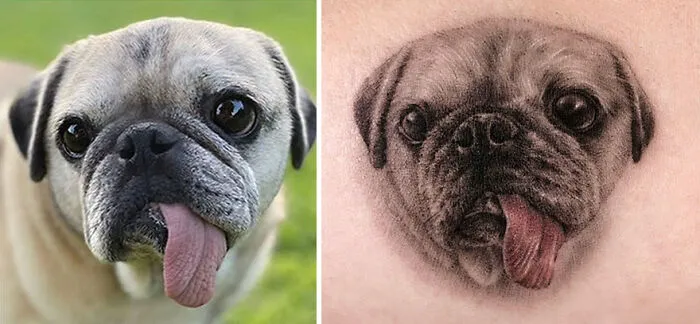 31 Tattoos That Owners Will Cherish Forever As They Feature Realistic Portraits Of Their Pets