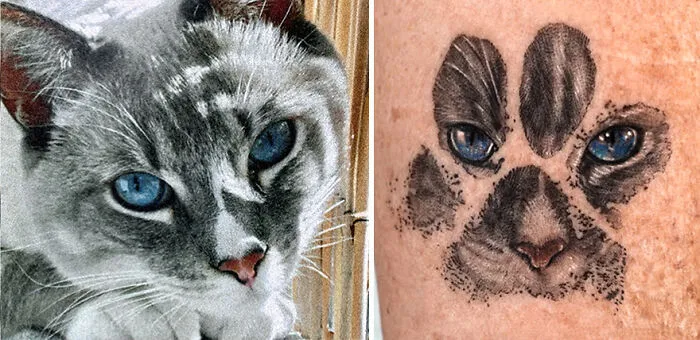 31 Tattoos That Owners Will Cherish Forever As They Feature Realistic Portraits Of Their Pets