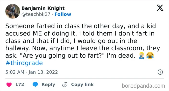 Totally Set Himself Up
