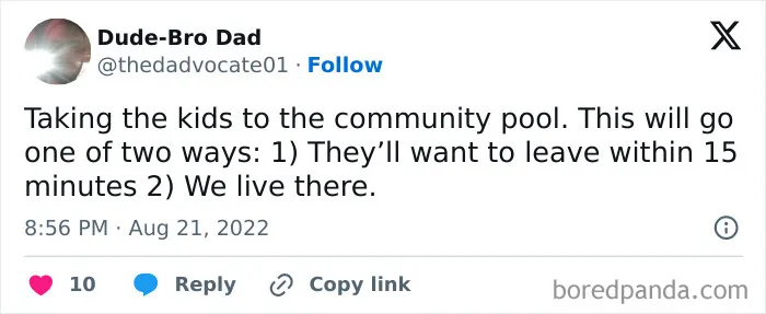 39 Painfully Funny Tweets That Prove Pool Time Is Not As Relaxing When You Bring Kids