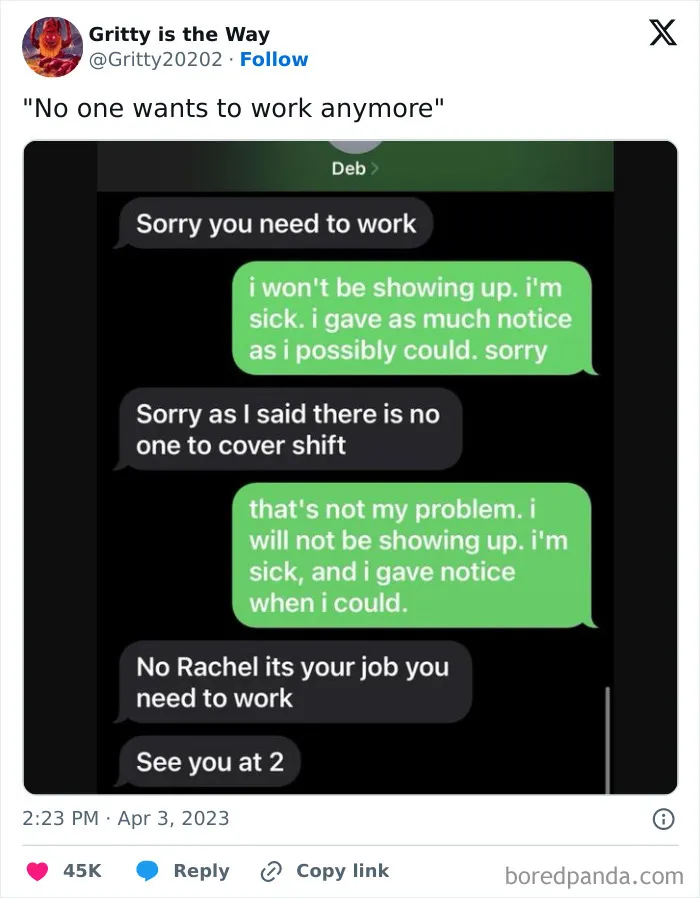 50 Infuriating Screenshots And Pics That Mock The “No One Wants To Work” Trend (New Pics)