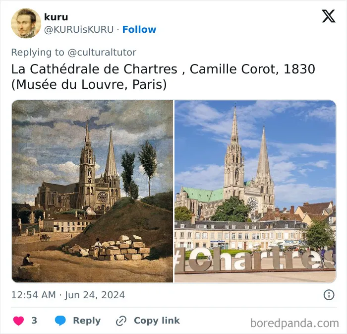 30 Famous Paintings And Their Real-Life Locations By ‘The Cultural Tutor’
