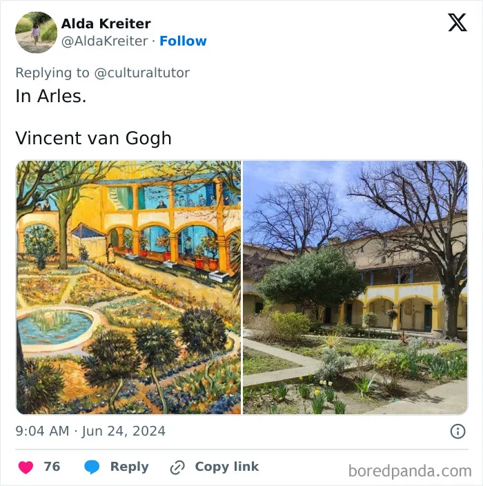 30 Famous Paintings And Their Real-Life Locations By ‘The Cultural Tutor’