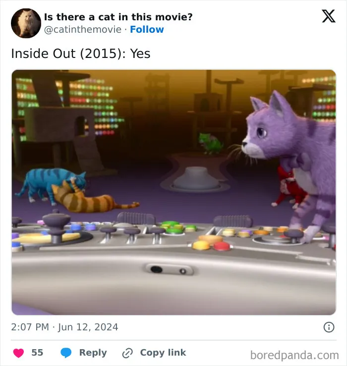 30 Times Cats Were Spotted In A Movie, Uncovered By This Account (New Pics)