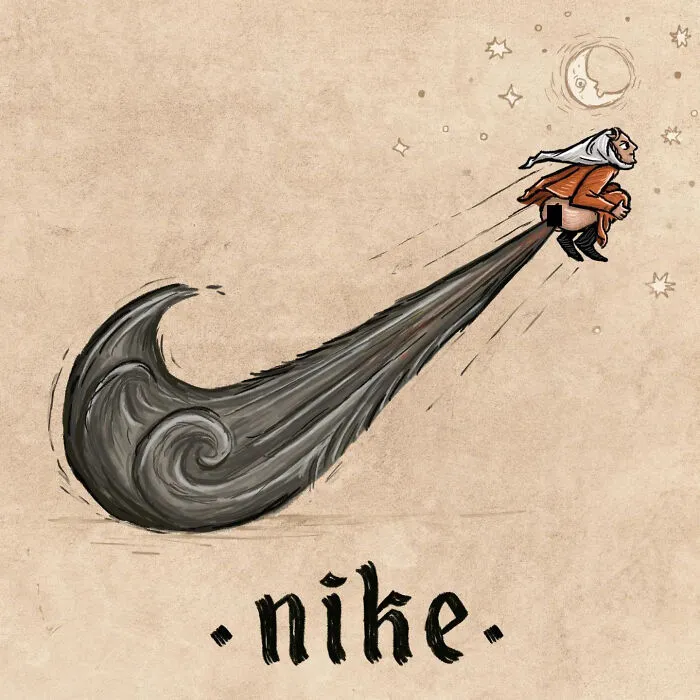Artist Reimagined Popular Logos As If They Existed In The Middle Ages (26 New Pics)