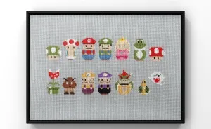 I Made These 10 Cross Stitches