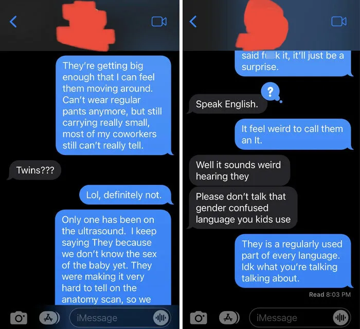 My Dad And I Were Having Such A Nice Conversation For Once, Until This