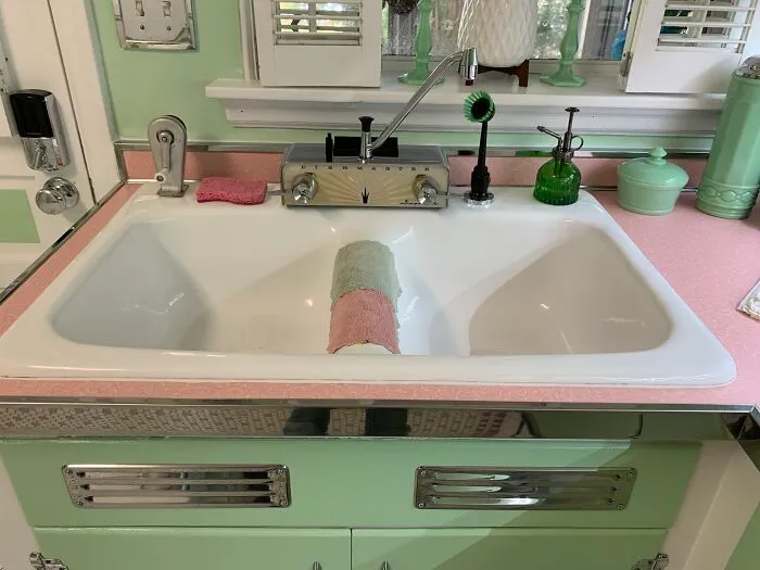 Dishmaster Faucet That We Recently Had Installed In Our Restored 1950 Kitchen. Originally Designed In 1948, A Dishmaster Is Much "More Than Just A Faucet"