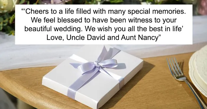 Couple Sneaks Into Random Wedding With 11 Dollar And 54 Cent Gift, Leaving Spouses In Stitches