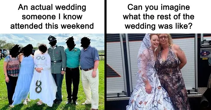 People Are Cringing At These 50 Trashy Wedding Moments