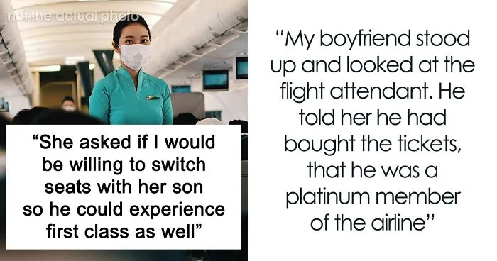Plane Staff Pressures Woman To Give Her First-Class Seat To A Kid, She Refuses And Faces Backlash