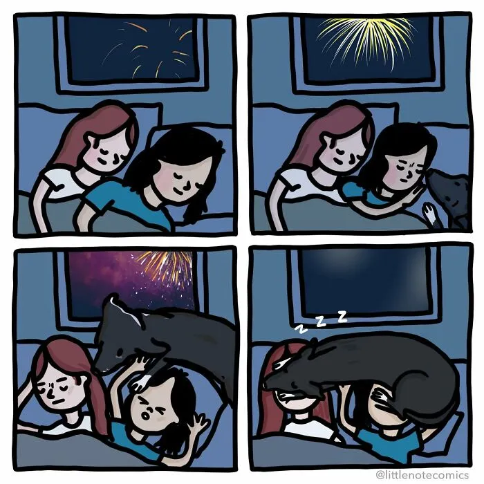 From Sticky Notes To A Webcomic: 40 Illustrations Of An Artist's Relationship With Her Partner