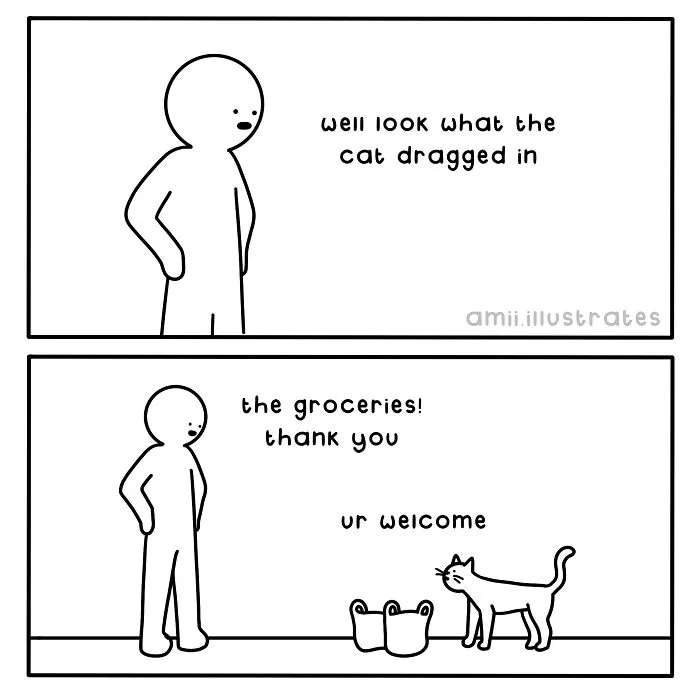 30 Silly Comics That Comment On Mundane Daily Life, Offering A Fresh Perspective By This Artist (New Pics)