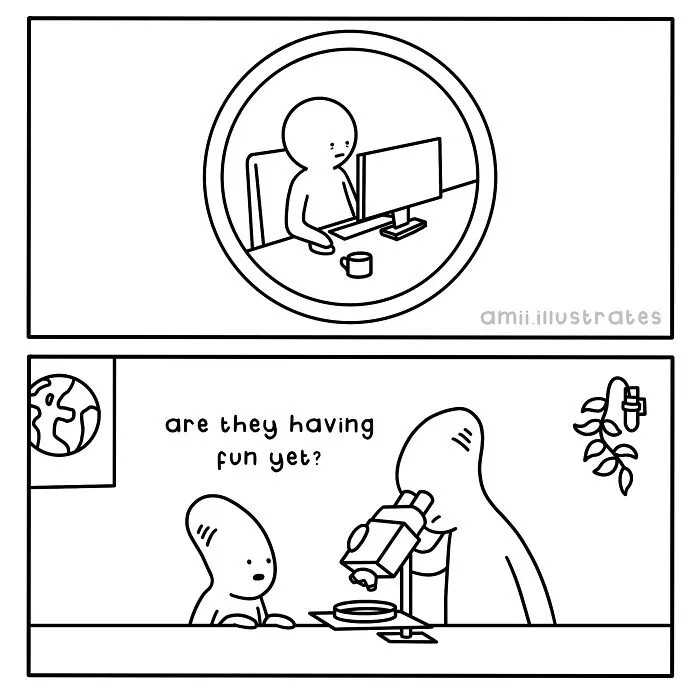 30 Silly Comics That Comment On Mundane Daily Life, Offering A Fresh Perspective By This Artist (New Pics)