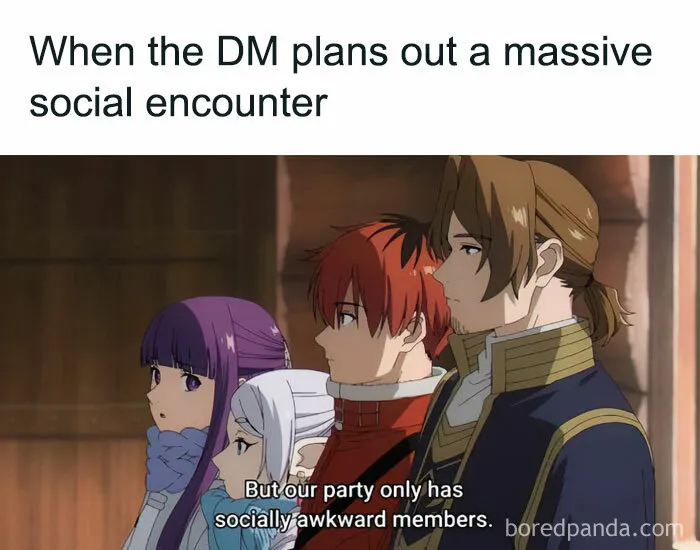 Awkward DnD Socials