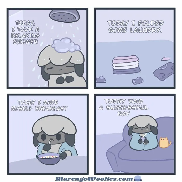 30 Wholesome Comics That Might Inspire You To Love And Care For Yourself