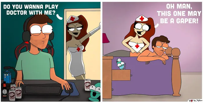 30 Bold And Hilarious Comics That Might Get A Bit Naughty, As Created By This Artist (New Pics)
