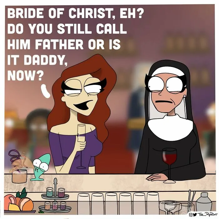 30 Bold And Hilarious Comics That Might Get A Bit Naughty, As Created By This Artist (New Pics)