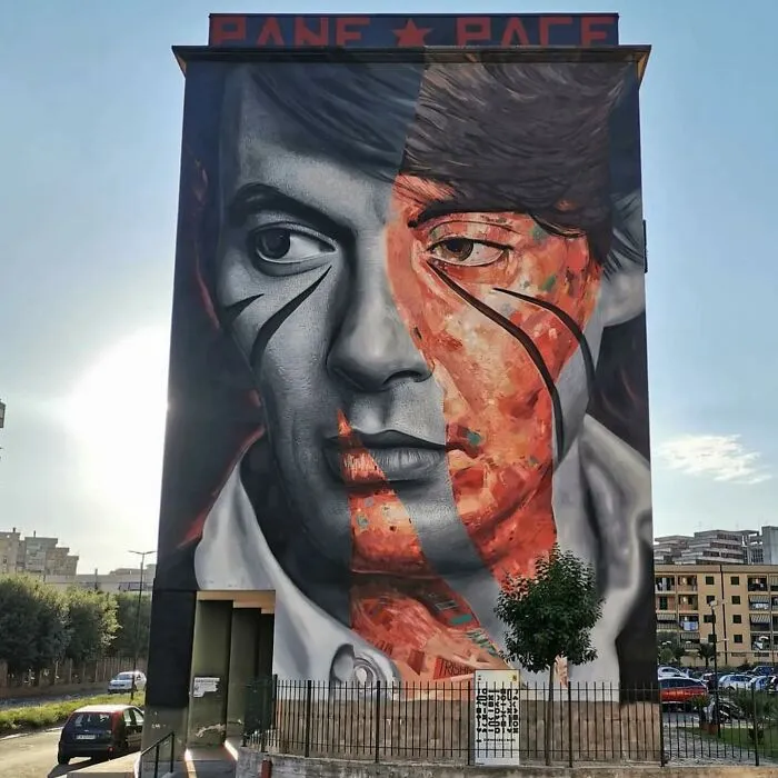 “Save The Human Tribe”: 32 Of Jorit Agoch’s Large-Scale Murals Of Famous And Everyday People