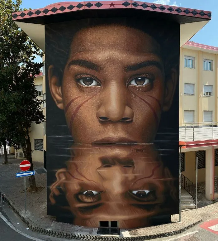 “Save The Human Tribe”: 32 Of Jorit Agoch’s Large-Scale Murals Of Famous And Everyday People