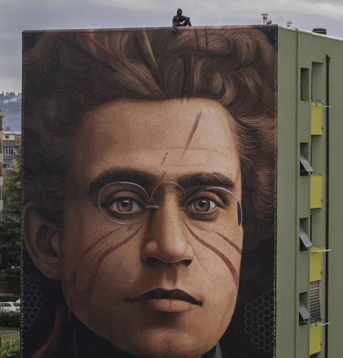 “Save The Human Tribe”: 32 Of Jorit Agoch’s Large-Scale Murals Of Famous And Everyday People
