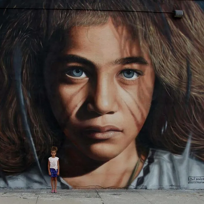 “Save The Human Tribe”: 32 Of Jorit Agoch’s Large-Scale Murals Of Famous And Everyday People