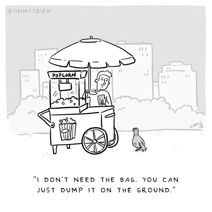 21 Fresh One-Panel Comics By Jimmy Craig Mixing Humor And Darkness