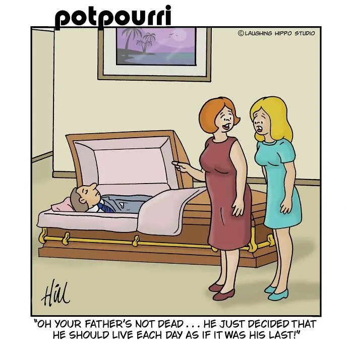 30 New One-Panel Comics Filled With Humor And Silly Situations By ‘Laughing Hippo Studio’